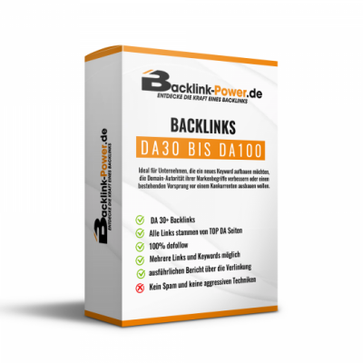 Backlinks DA (Domain Authority) 30+ dofollow